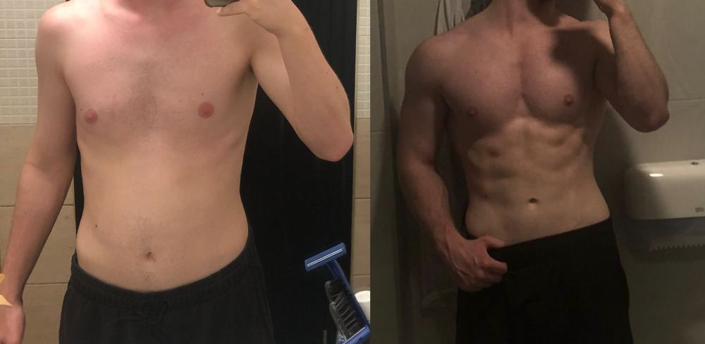 Client before and after